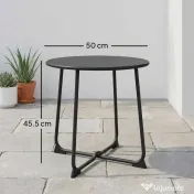 Outsunny Masă de Cafea Măsuță joasă din fier | Aosom Romania 