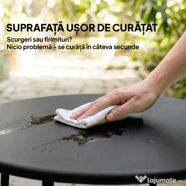 Outsunny Masă de Cafea Măsuță joasă din fier | Aosom Romania