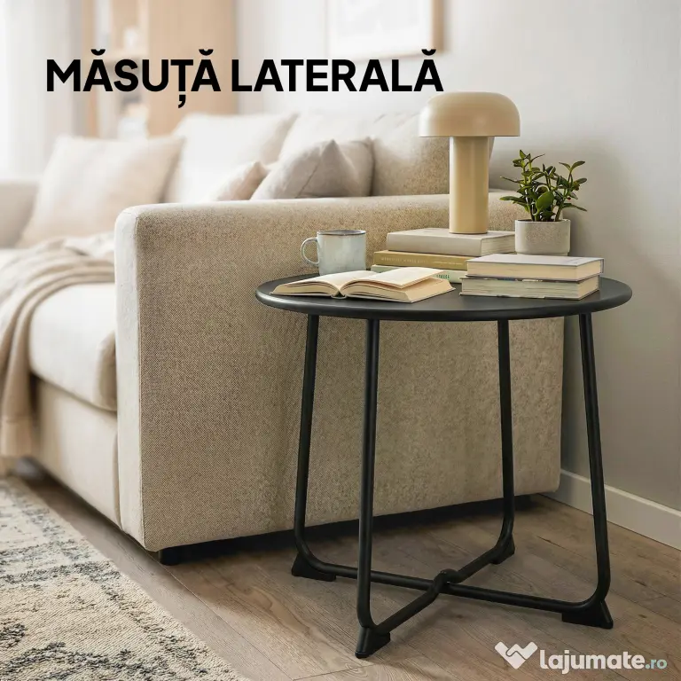 Outsunny Masă de Cafea Măsuță joasă din fier | Aosom Romania