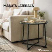 Outsunny Masă de Cafea Măsuță joasă din fier | Aosom Romania 