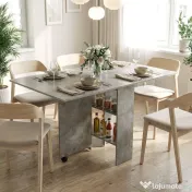 HOMCOM masă de dining, masă pliabilă economisire spațiu, masă economisire spațiu, masă extensibilă masă pliabilă masă economisire spațiu masă cu roți | Aosom Romania 