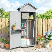 Outsunny căsuță dulap depozitare unelte exterior | Aosom Romania