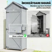 Outsunny căsuță dulap depozitare unelte exterior | Aosom Romania
