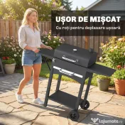 Outsunny Afumătoare pe cărbune pentru exterior | Aosom Romania 