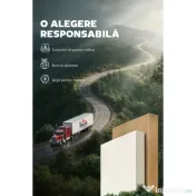 HOMCOM Masă de Bucătărie Pliabilă pentru 4 Persoane cu Raft, din Lemn, 160x60x75 cm, Alb | Aosom Romania