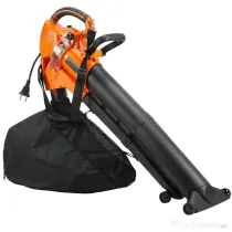 Outsunny 3-în-1 Suflantă, Aspirator, Tocător pentru Frunze 3000W, Ușor