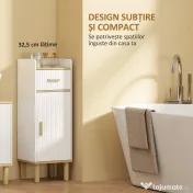 HOMCOM dulap jumătate de coloană independent | Aosom Romania 