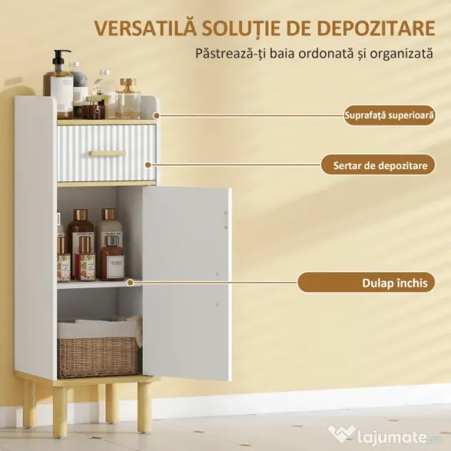 HOMCOM dulap jumătate de coloană independent