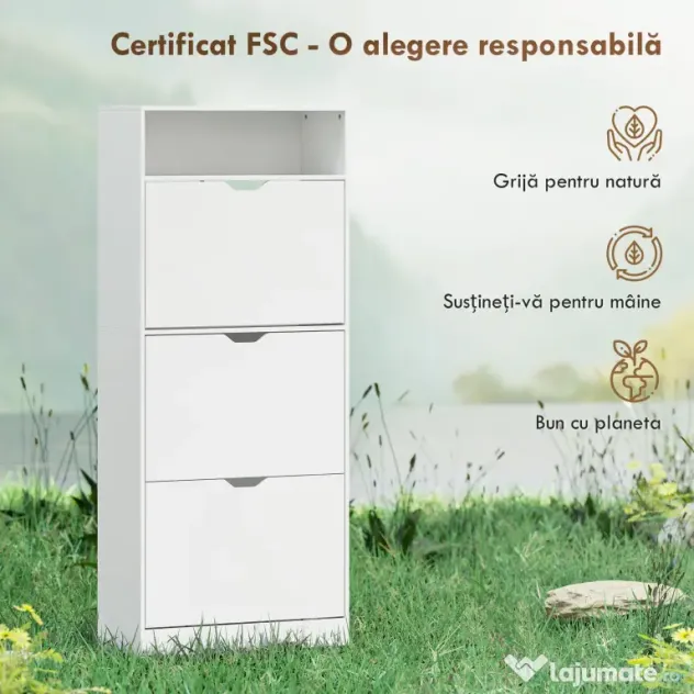 HOMCOM dulăpior pentru pantofi