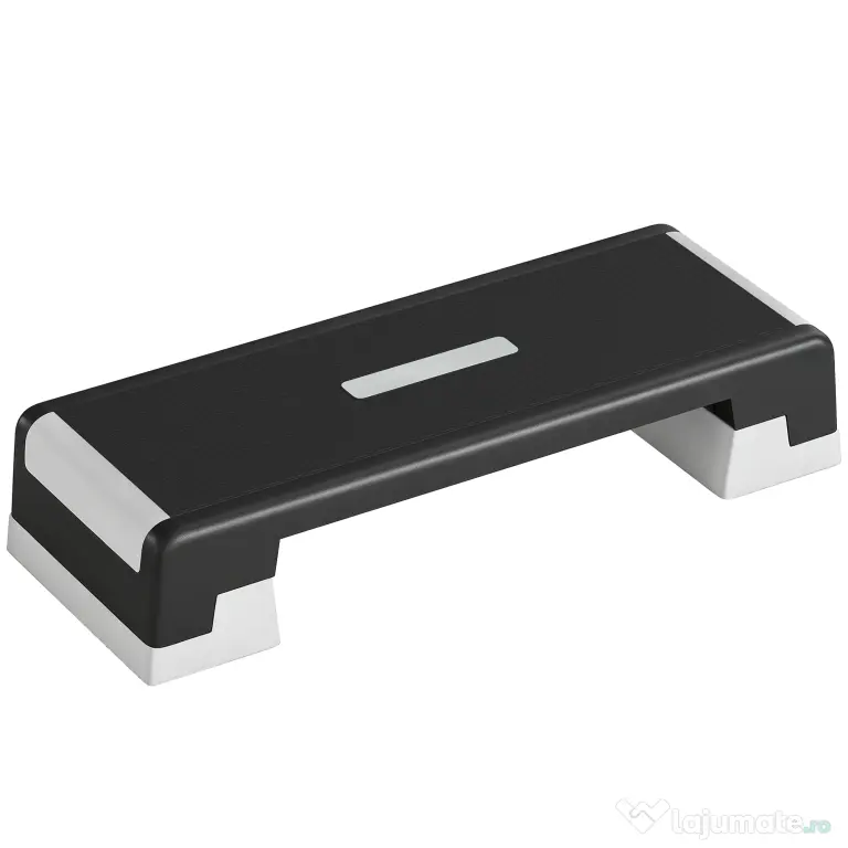 SPORTNOW Stepper Aerobic Reglabil, Înălțime 15/20/25 cm cu Suporturi | Aosom Romania