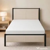 HOMCOM Saltea Pliabilă 195x120cm, 10cm, Husă Lavabilă, Ideală pentru Oaspeți/Camping, Gri 