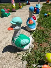 Ornamente pentru grădină pictate manual 