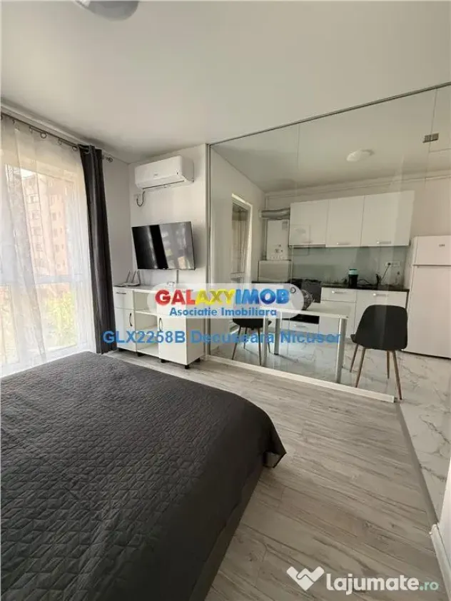 Garsoniera Mobilata Utilata in Militari Residence 380 Euro