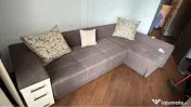 Colțar extensibil cu ladă de depozitare