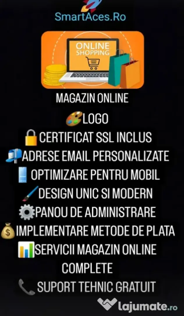 Creare website de prezentare si magazin online