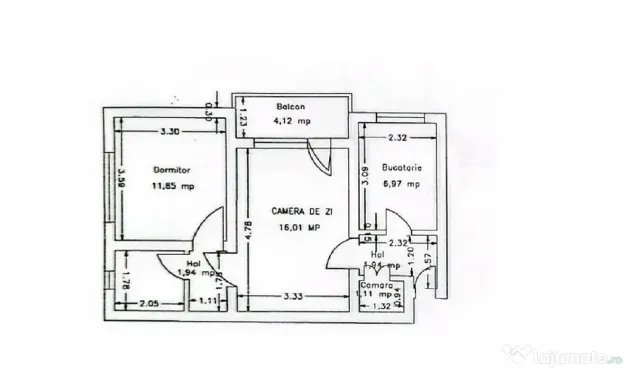 Apartament 2 camere de vânzare in Crevedia, Centrala pro...