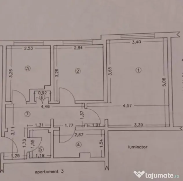 Apartament 2 camere decomandate zona Inel 2