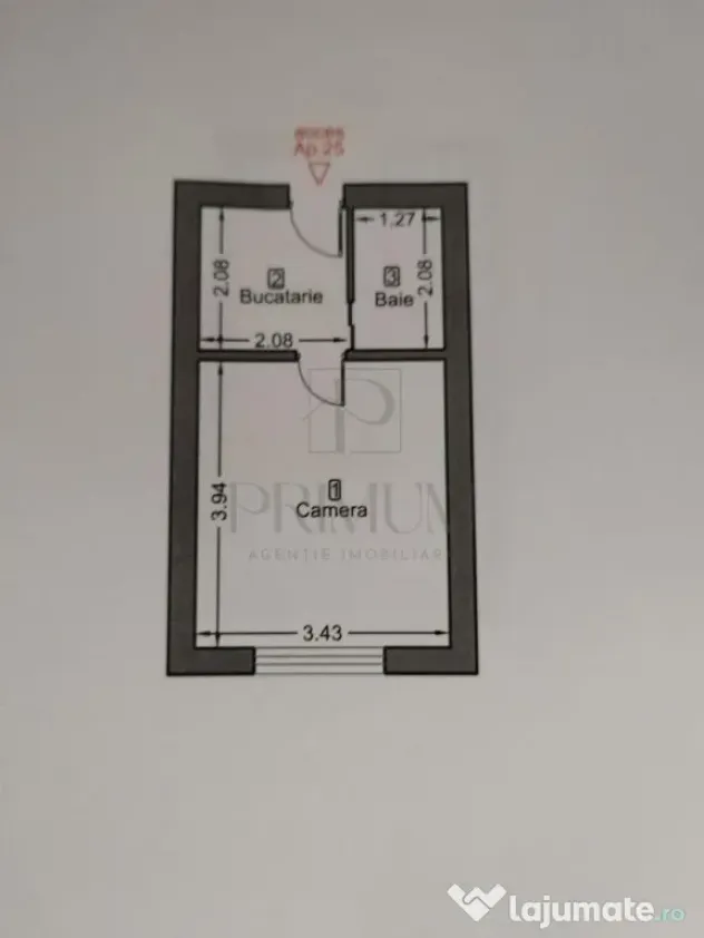 COMPLEX - AP 1 CAMERA - mobilat, utilat, etaj intermediar
