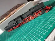 Locomotiva Liliput BR52 DB H0 DC analog, fara mufa digitala si vagoane marfa 