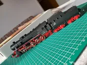 Locomotiva Liliput BR52 DB H0 DC analog, fara mufa digitala si vagoane marfa 