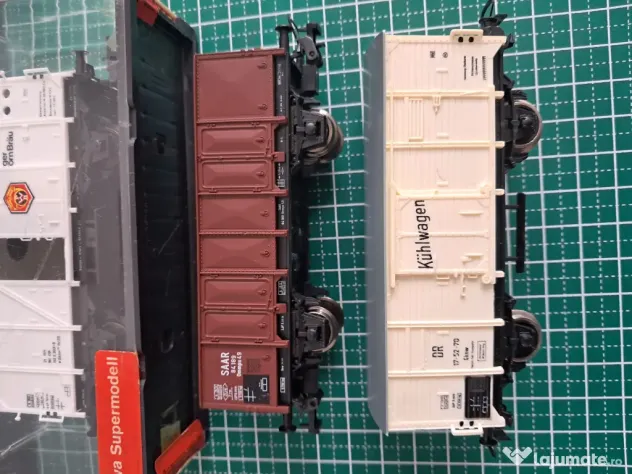 Locomotiva Liliput BR52 DB H0 DC analog, fara mufa digitala si vagoane marfa