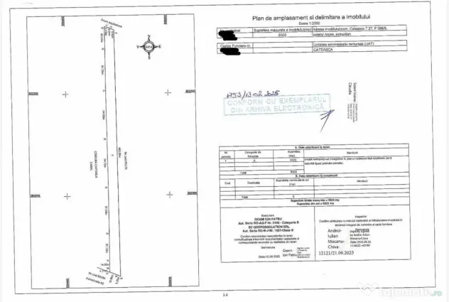 Teren investitional 9.303 mp | Proximitate Autostrada A1 ...