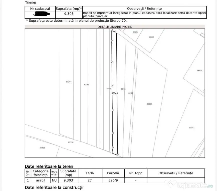 Teren investitional 9.303 mp | Proximitate Autostrada A1 ...
