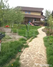 Casă deosebită din lemn masiv de stejar | 125 mp utili | T