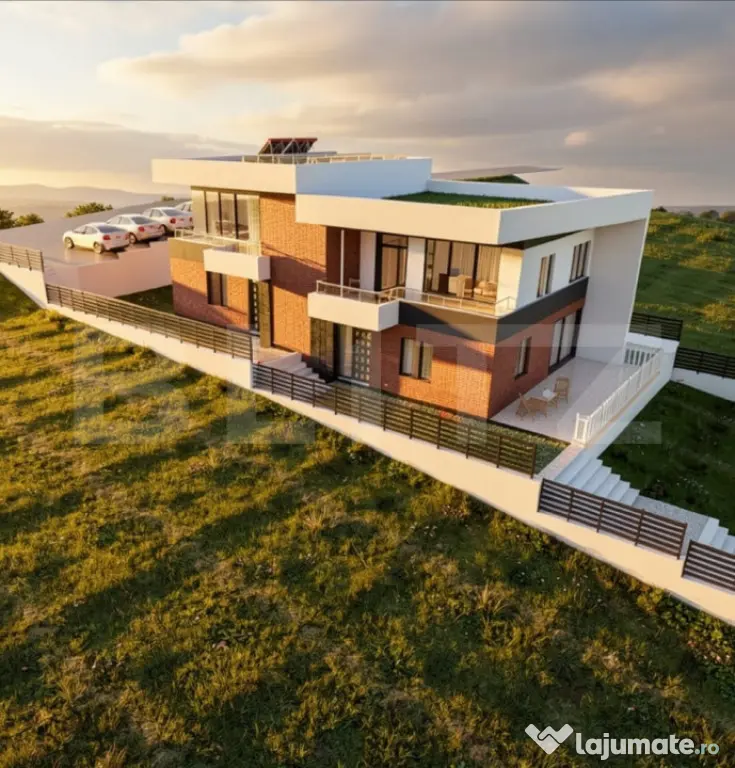 Nou ! Teren 1012 mp, front 16 m AC-casa familiala cu 2 unit