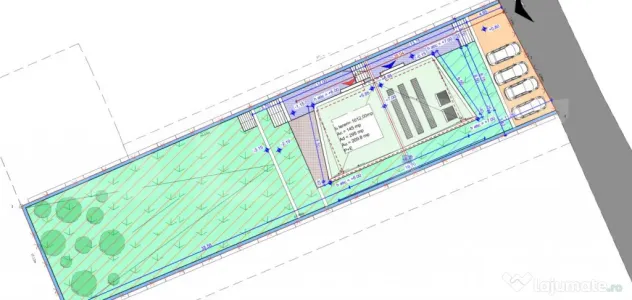 Nou ! Teren 1012 mp, front 16 m AC-casa familiala cu 2 unit