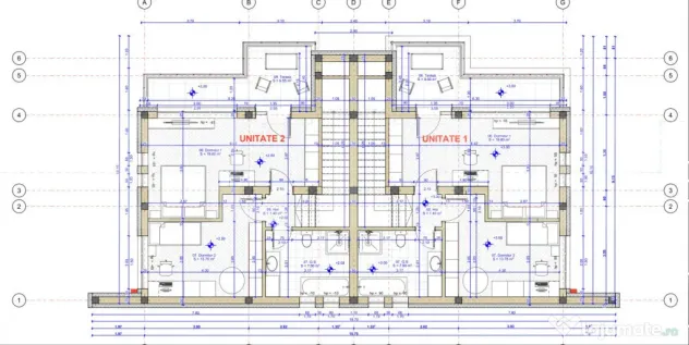 Nou ! Teren 1012 mp, front 16 m AC-casa familiala cu 2 unit