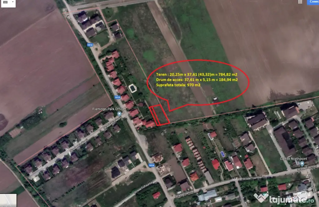 Teren intravila Ostratu