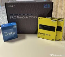 Kit MSI PRO B660A DDR4 i5 12600KF 32GB RAM Corsair Vengeance RGB 3600 MHz