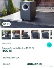 Subwoofer activ Canton As-60-CX 