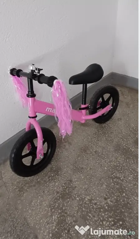 Bicicleta fără pedale.