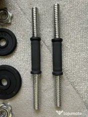 Set gantere reglabile Techfit 15 kg & cutie de depozitare si transport