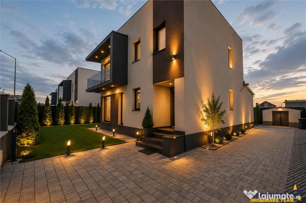 Casa Contemporana Premium, mobilata, utilata, accesorizata,