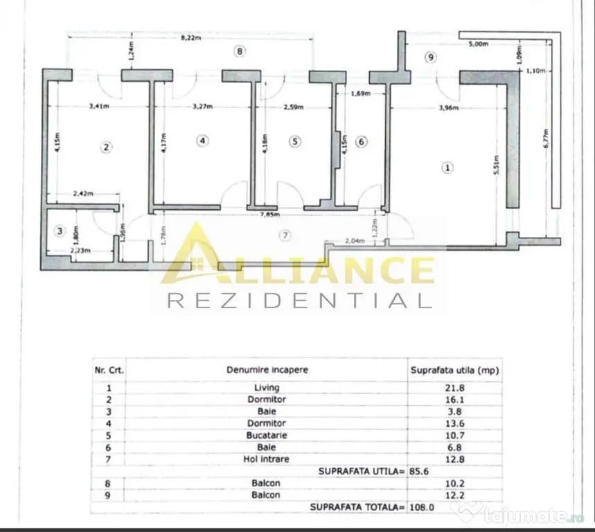 Apartament 3 camere Premium | 108 mp | loc de parcare