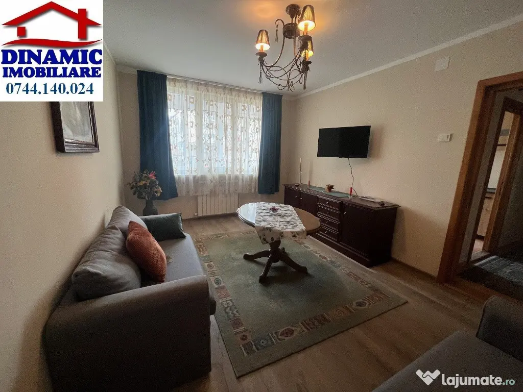 Ap 2 cam, 50 mp, parter, zona Carrefour, mobilat și utilat, 300 €/lună