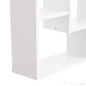 HOMCOM biblioteca cu rafturi, pentru perete 85x47.5x14.5cm 