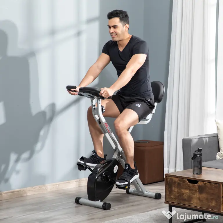 Soozier Bicicleta de Camera Pliabila – Reglabila, 8 Nivele Rezistenta