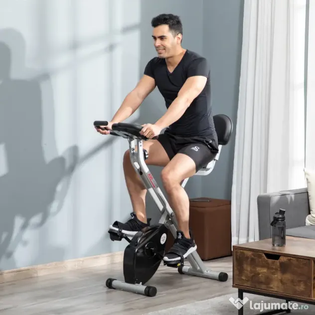 Soozier Bicicleta de Camera Pliabila – Reglabila, 8 Nivele Rezistenta