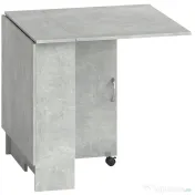 HOMCOM Masă Pliabilă din Lemn pentru 4-6 Persoane cu Roți, 75x140x74cm, Gri
