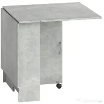 HOMCOM Masă Pliabilă din Lemn pentru 4-6 Persoane cu Roți, 75x140x74cm, Gri