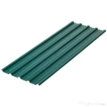 Outsunny Set 12 Panouri de Schimb 129x45 cm pentru Căsuțe de Grădină din Oțel Zincat Verde