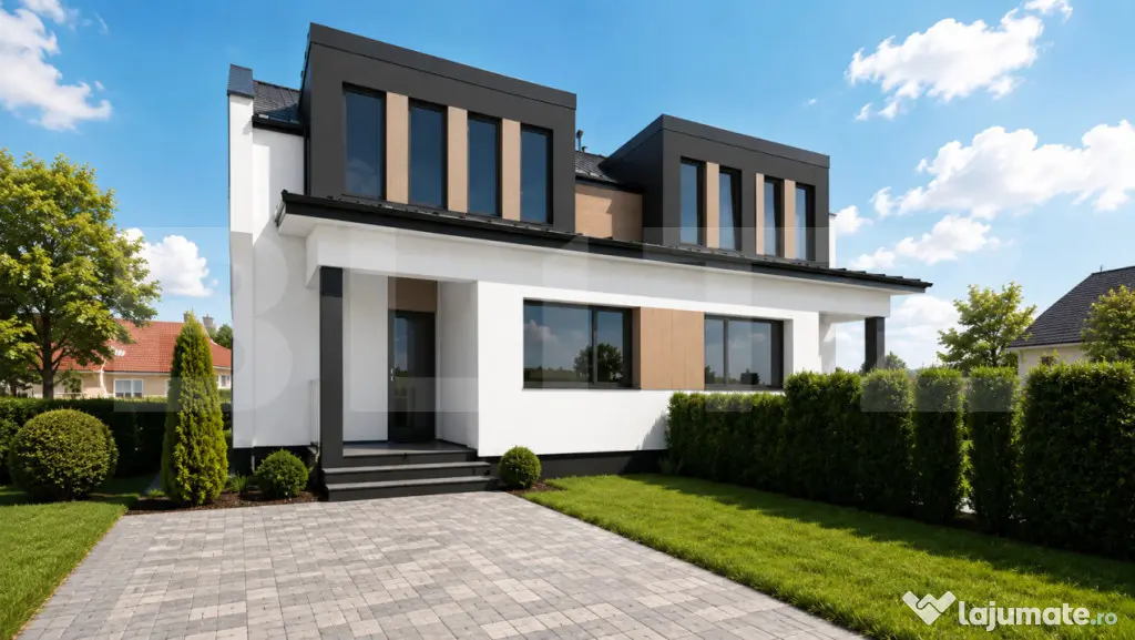 Casă tip duplex modernă, 135 mp utili în Livezeni – con