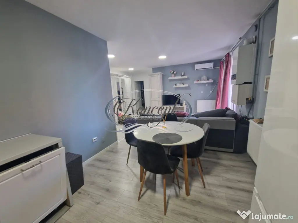 Apartament 2 camere cu balcon și garaj, la câteva minute d