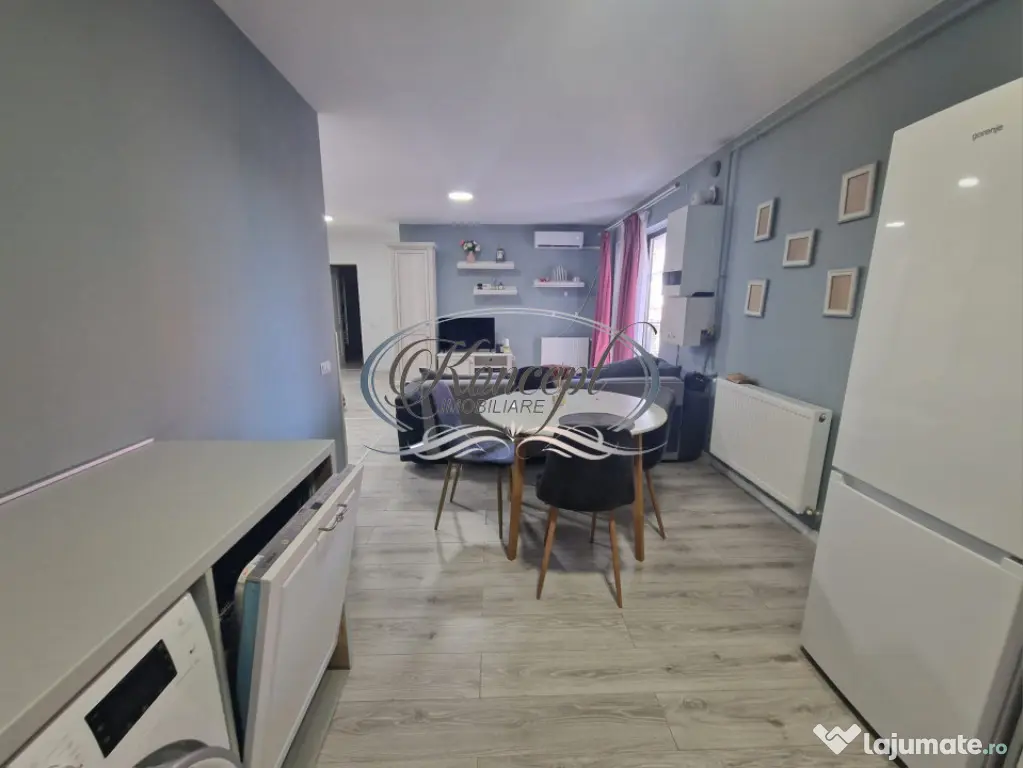 Apartament 2 camere cu balcon și garaj, la câteva minute d