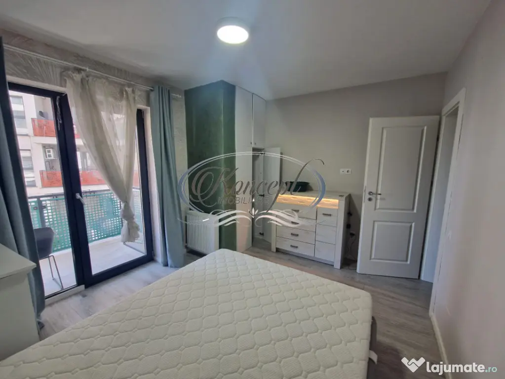 Apartament 2 camere cu balcon și garaj, la câteva minute d
