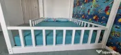 Pat montessori 160x200 tip casuta cu saltea 160x200 